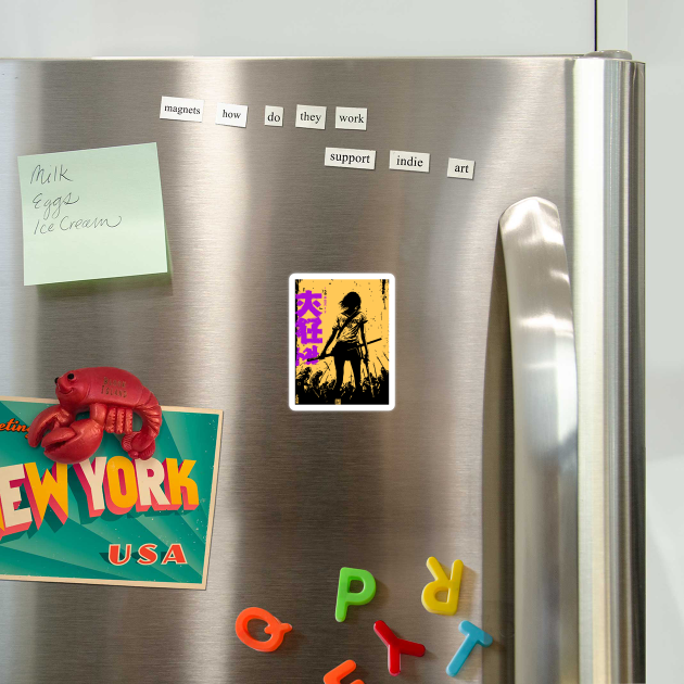 Onna Bugeisha - Retro Female Samurai Warrior by TuncGK